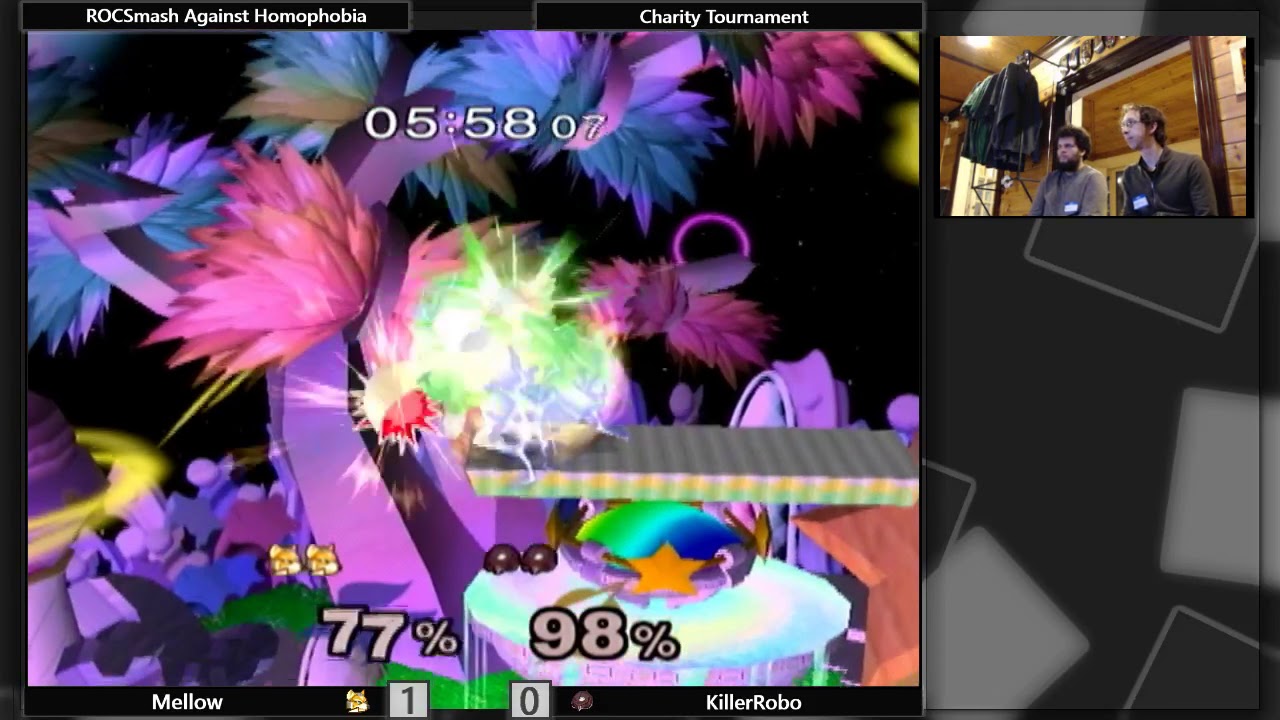 ROCSmash Against Homophobia - Losers - Mellow (Fox) vs KillerRobo (Samus)