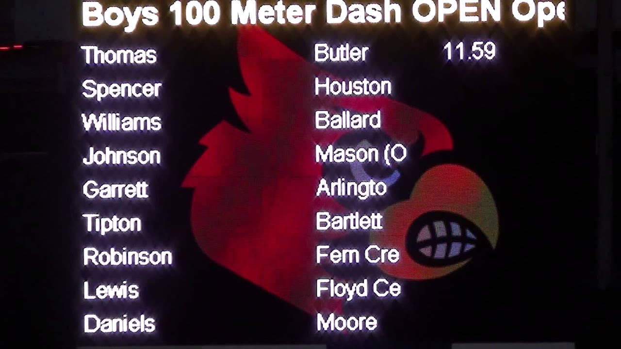 2013 MHS Track - Louisville Eastern Relays - Boys 100m Open - Daryl