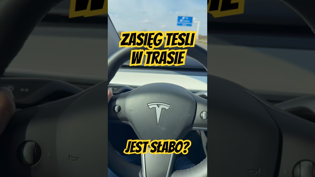 The range of a 3-year-old Tesla on the road - is it poor? #tesla #electriccars #car #automobile