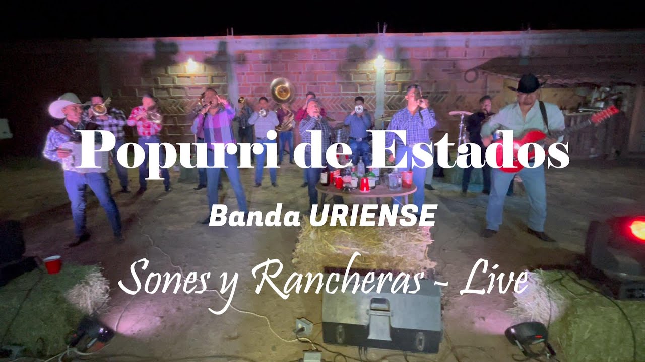 Popurrí de Estados: Guadalajara, Lindo Michoacán y Más – Banda Uriense | La de Michoacán  🐎 🇲🇽🎺