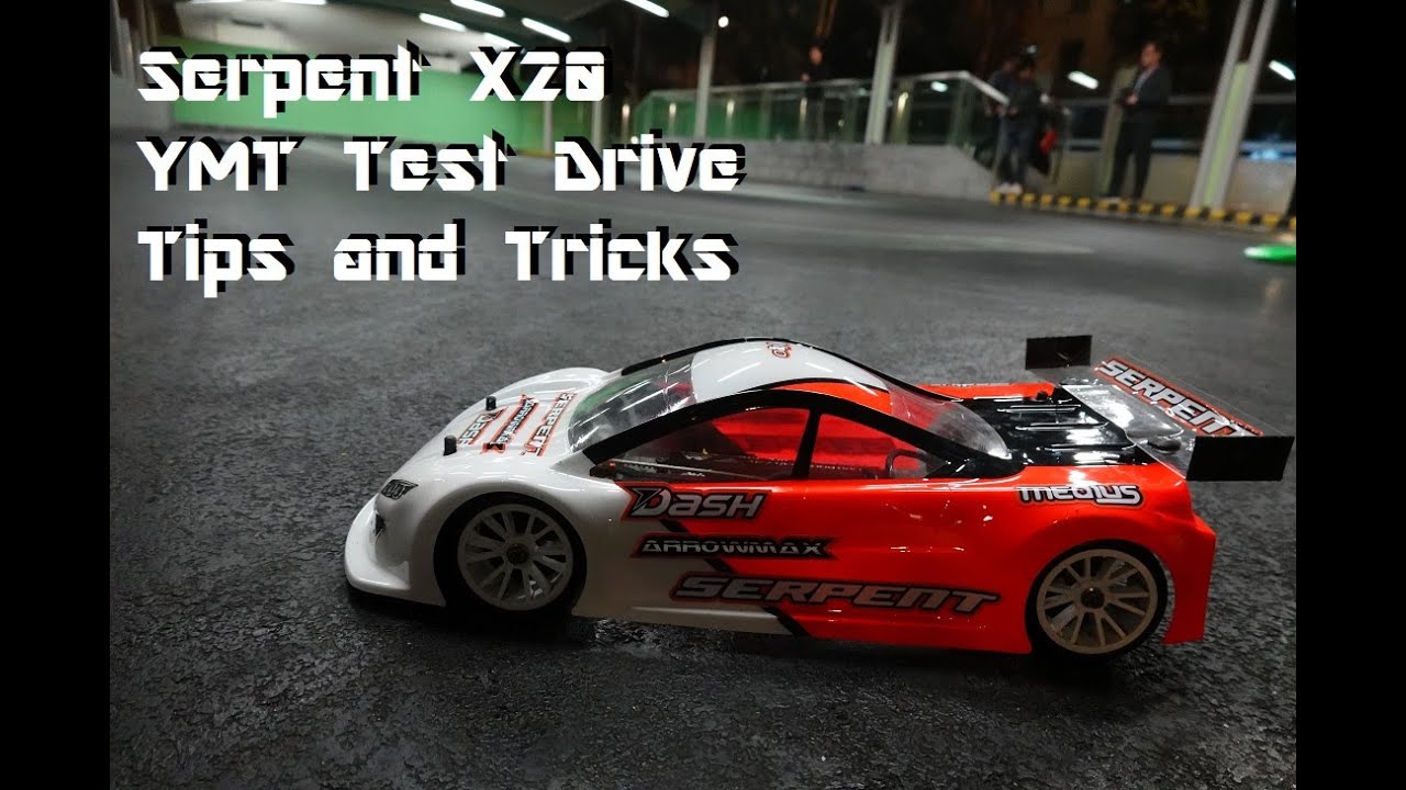 Serpent X20 YMT Test Drive tips and tricks English