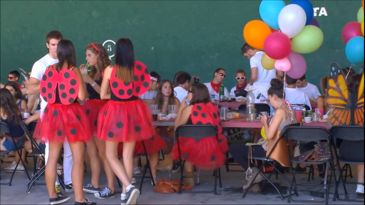 Dia de la juventud  Comida  fiestas Obanos 2014