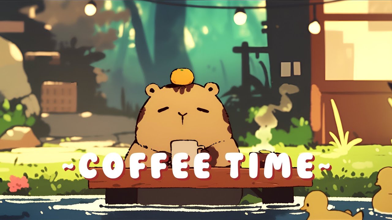 Capybara Study Beats - Calming Beats & Melodies ~ Cozy Atmosphere ~ 📚 🎵 | Study Aid