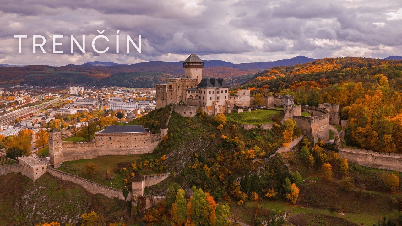 Trenčín Hrad/Castle Autumn Flight In 4K | DJI Mini 4 Pro