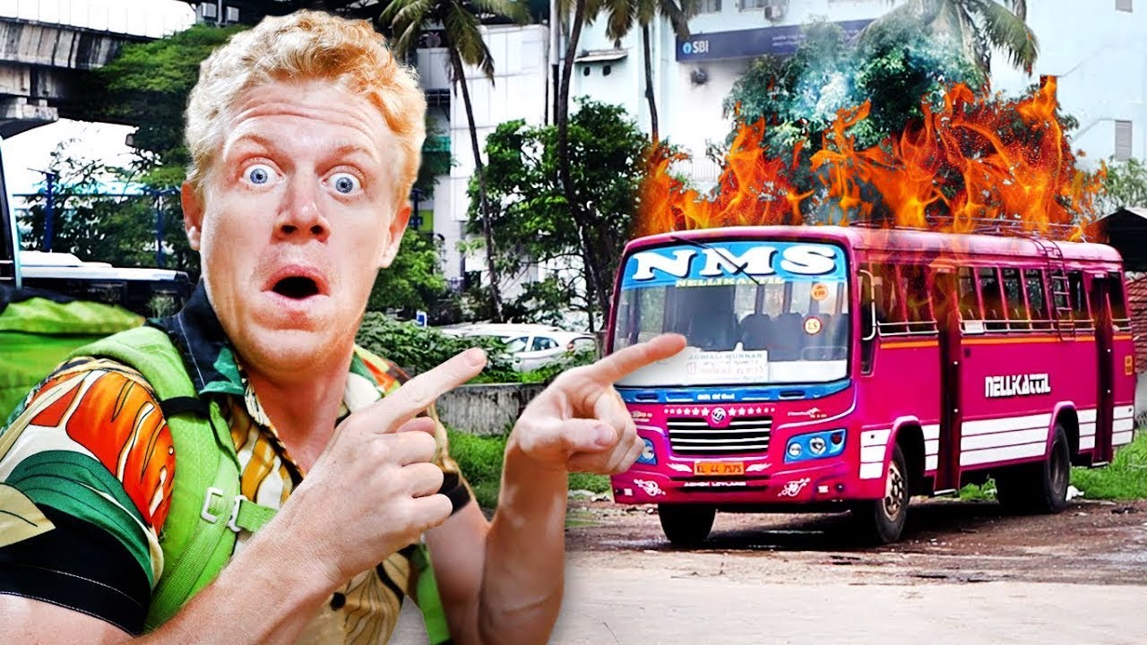 КАК Я ВЫЖИЛ В ЭТОЙ ПОЕЗДКЕ НА АВТОБУСЕ В МУННАР, КЕРАЛА, ИНДИЯ? 🇮🇳