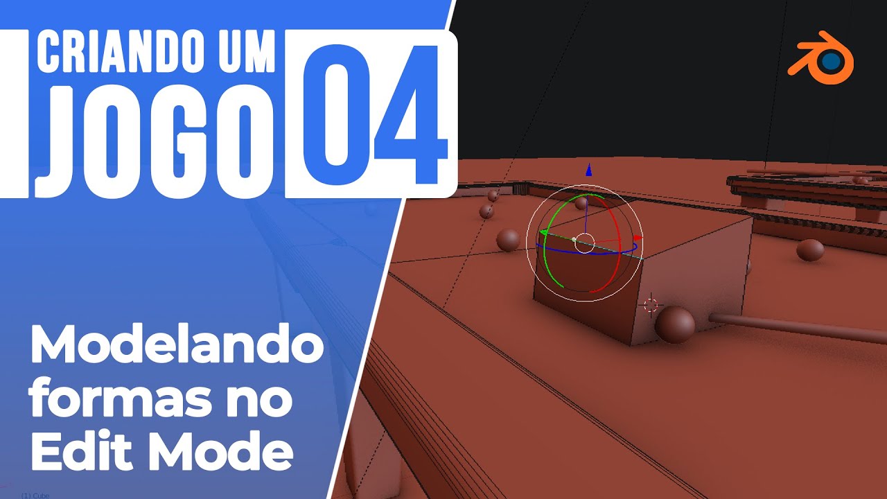 Como Modelar em 3D no Edit Mode | Criando um Jogo no Blender [M1EP04]