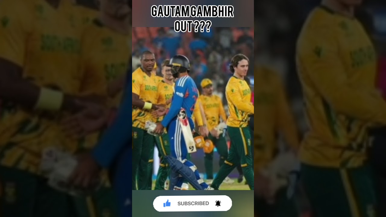 Gautam Gambhir out from Team India ? #shorts #t20worldcup #gautamgambhir