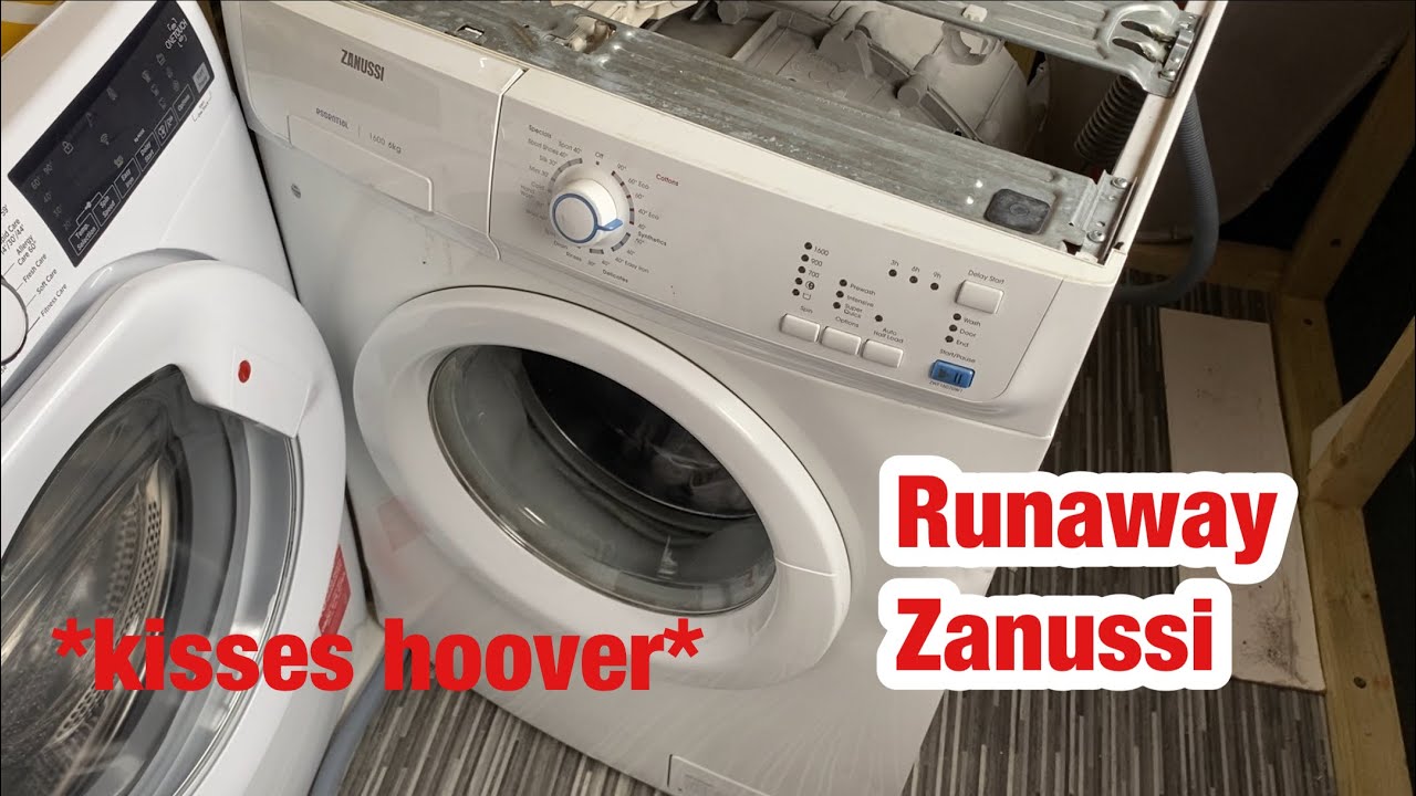 Zanussi ZWF16070W1 washing machine || attacking anything it can