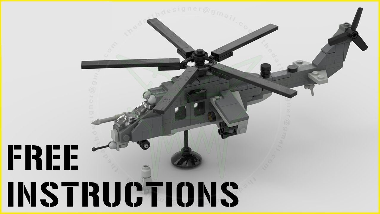 LEGO TUTORIAL | Mil | Mi-24 HIND - 1/100