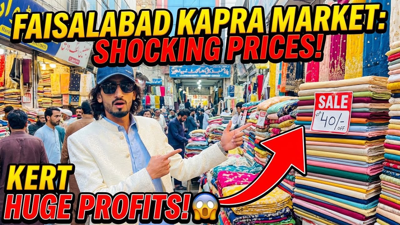 Faisalabad Kapra Market Shopping Vlog | Doston Ke Sath Zabardast Safar | Bhatti Vlogs 07