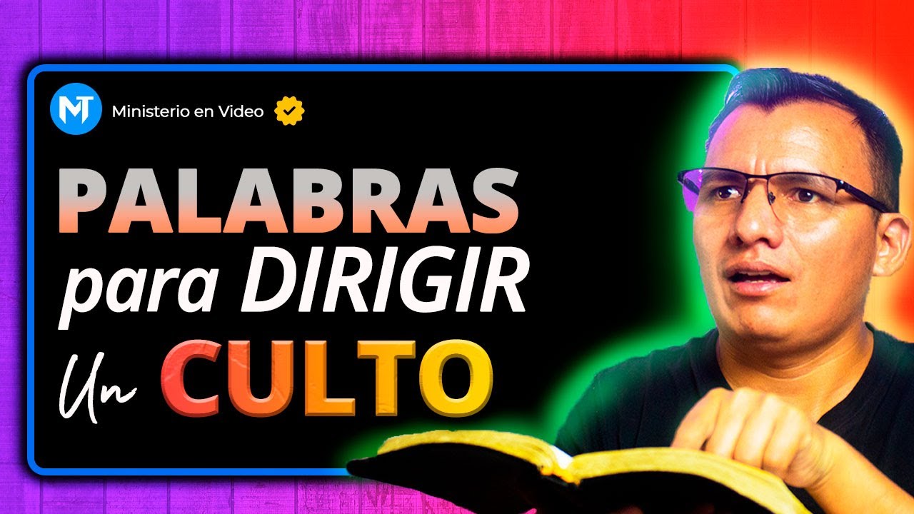 3 Palabras para Dirigir un Culto cristiano 📖 Palabras de Bienvenida en la Iglesia 🎤🔥
