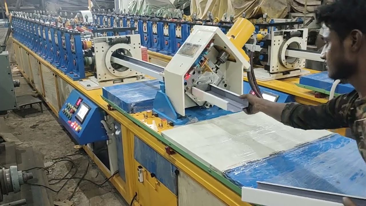 Neeraj Enterprises Double Pattam PPGI Color Coated Door Frame Roll Forming Machine Dinesh 9818388747