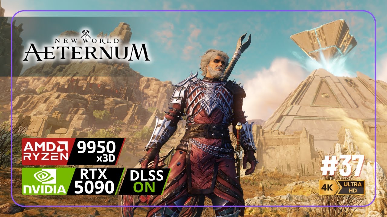 New World AeternuM: Ep37 - Max Graphics in 4k | RTX 5090 + R9 9950x3D | No Commentary