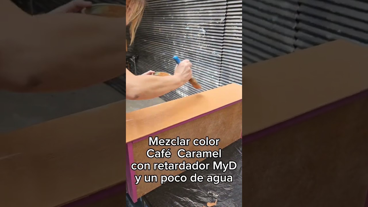 Técnica Efecto Madera con Pintura Efecto Vintage
