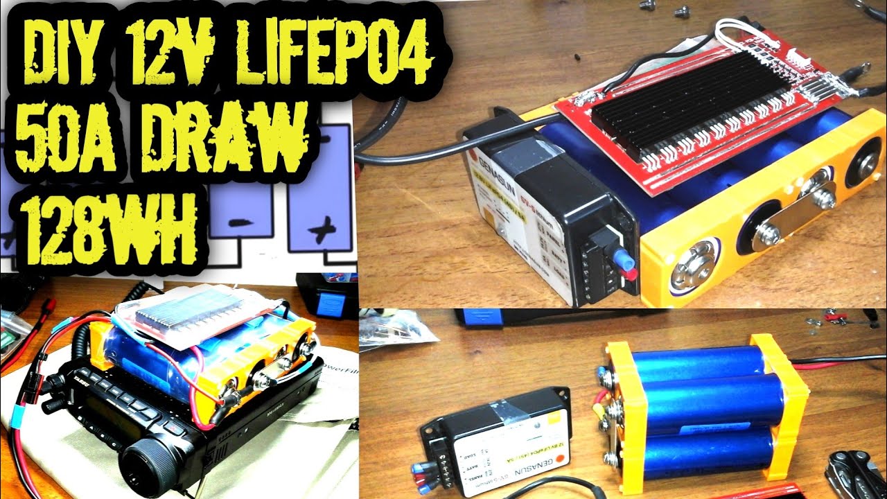 Аккумулятор LiFePO4 для любительского радио (сделай сам) | Headway 38120