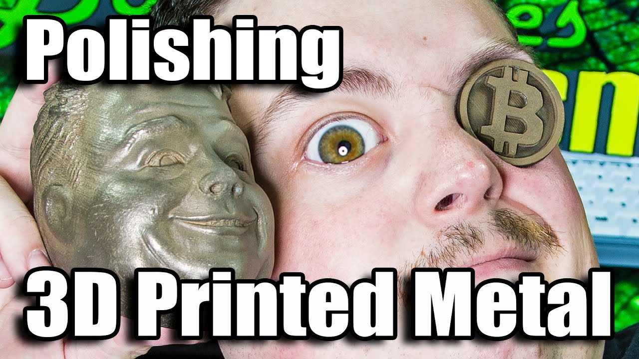 Polishing 3D Printed Bronze w/ Rock Tumbler & Steel Pins - @Barnacules