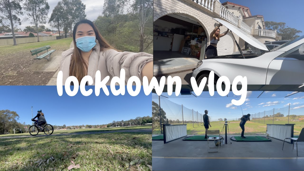 LOCKDOWN VLOG | riding bikes, playing golf and car troubles?? 😣