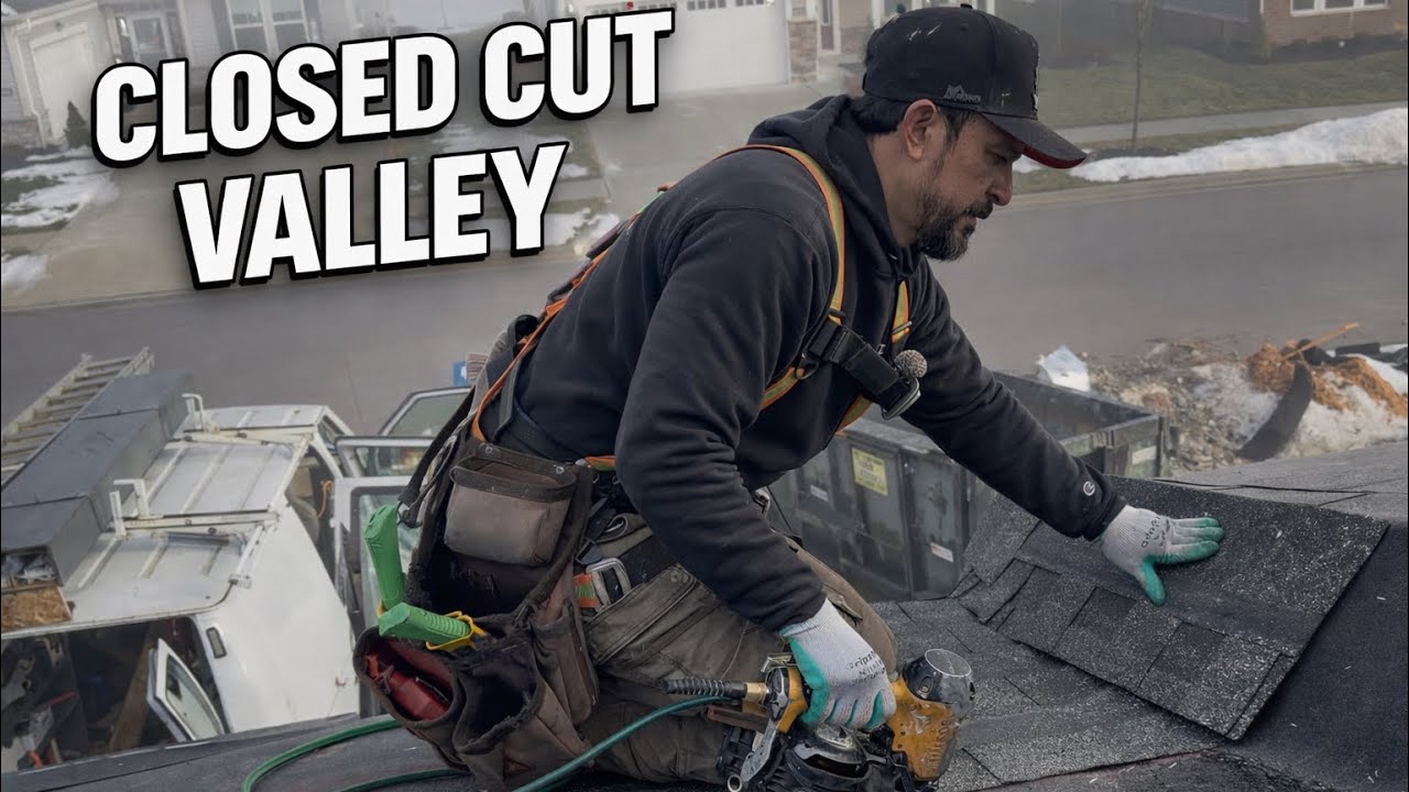 Closed Cut Valley Explained (Step by Step Roofing Tutorial)