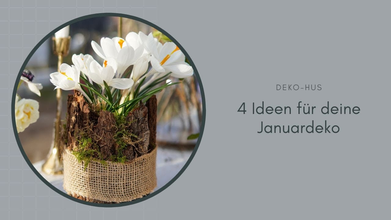 6 Ideen für deine Januardeko #hyazinthen #winterdeko