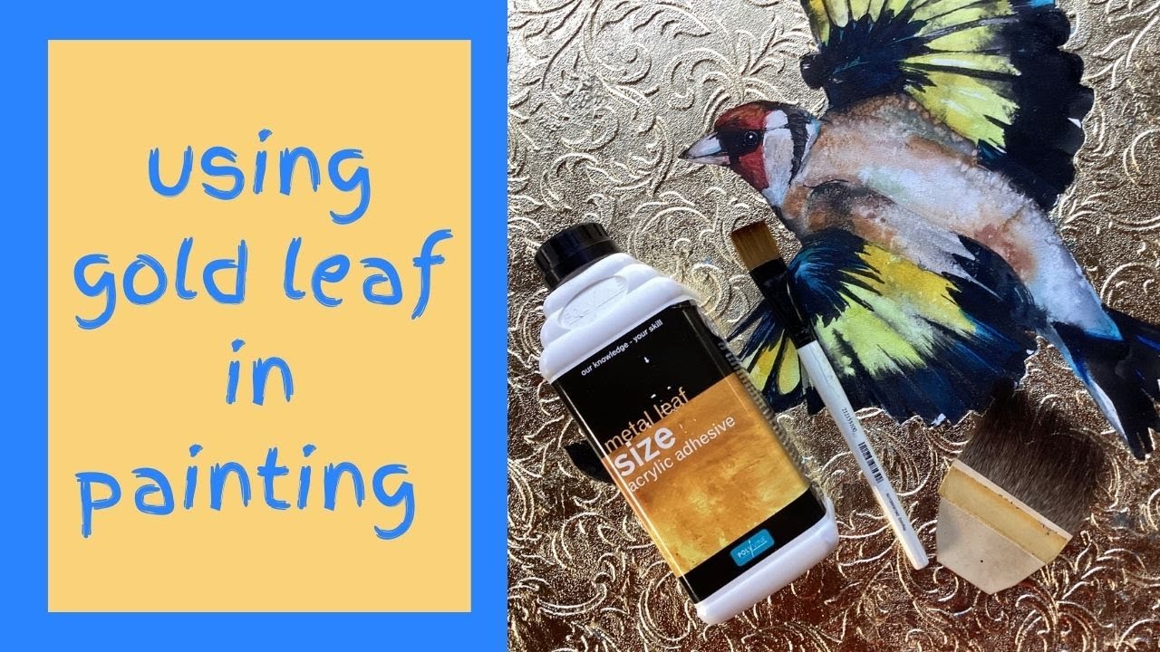 Using gold leaf in painting