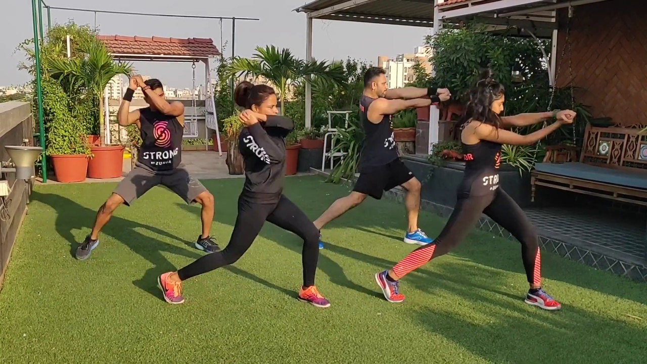 STRONG by Zumba® India | Katana Strike + Surfer Burpee | Class 8 Q2