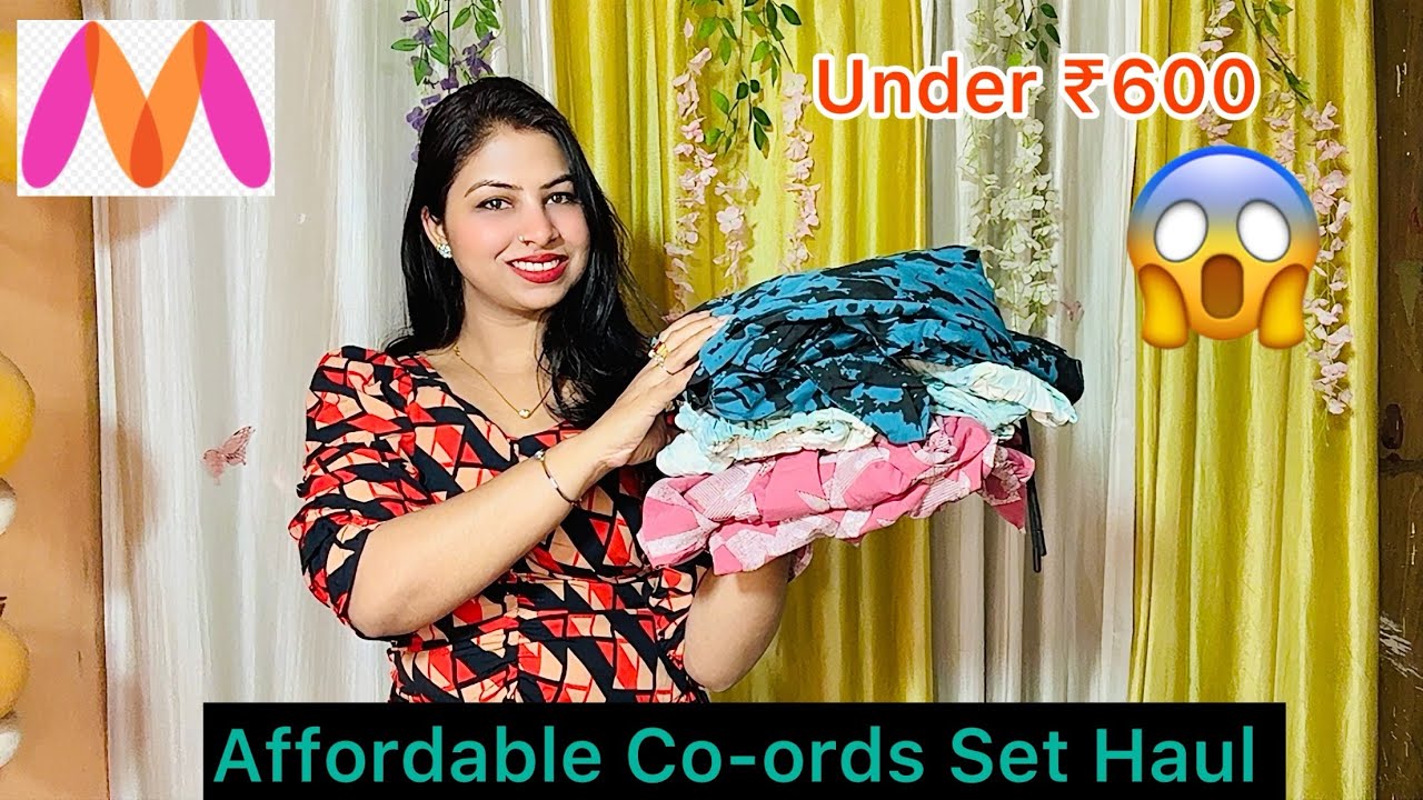 Myntra haul | Affordable Co-ords set haul | Under 600 