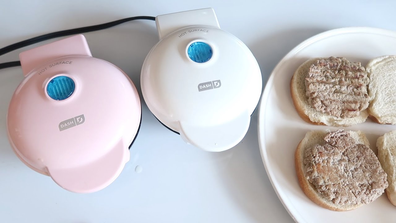 Dash Mini Griddle * TURKEY BURGERS * Dash Mini Grill