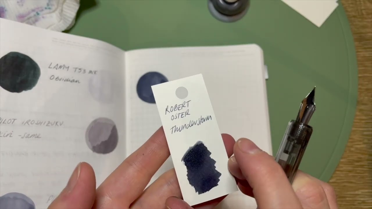 Swatch Ink with Me: Greys! (Diamine, Robert Oster, FWP, PENBBS, Colorverse)
