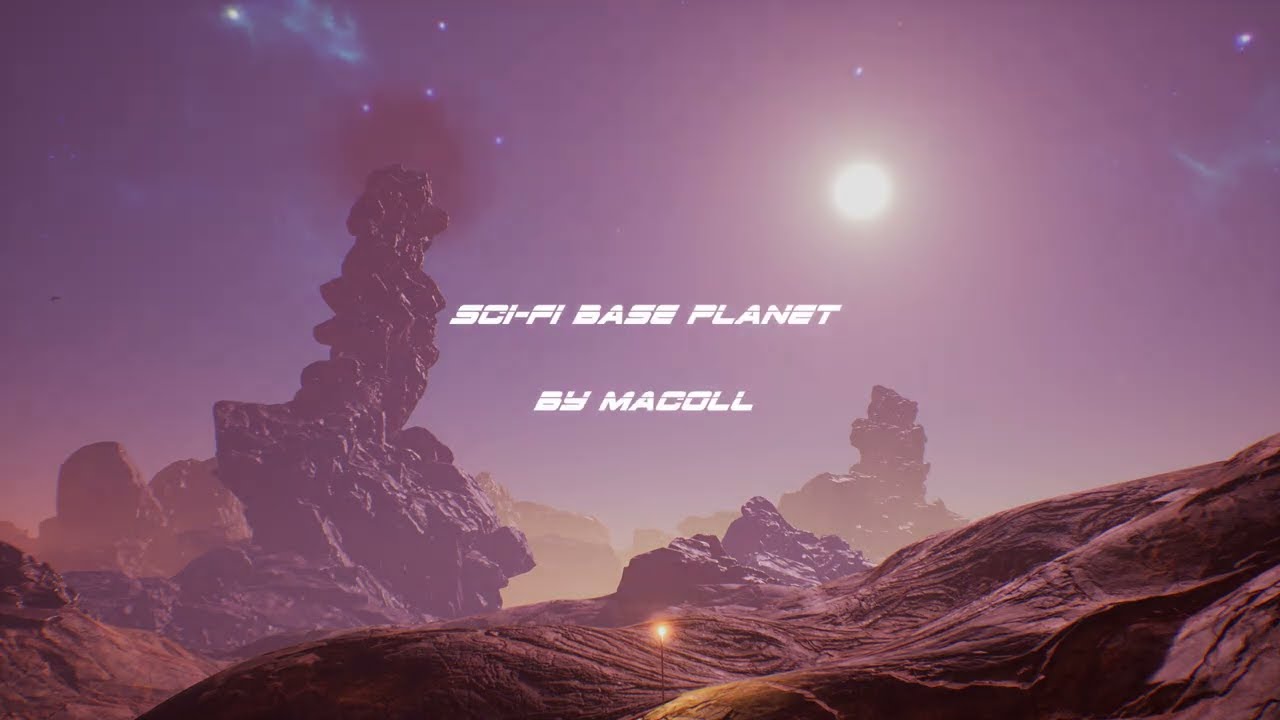 [ UE5.3.1 - UE4.27.2 ] 'Scifi Base Planet Pack' - Demo Level -