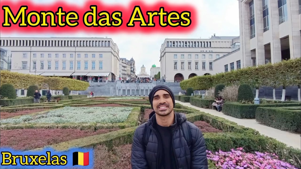 MONTE DAS ARTES 🇧🇪 Atração imperdível em Bruxelas 🇧🇪 Bélgica 