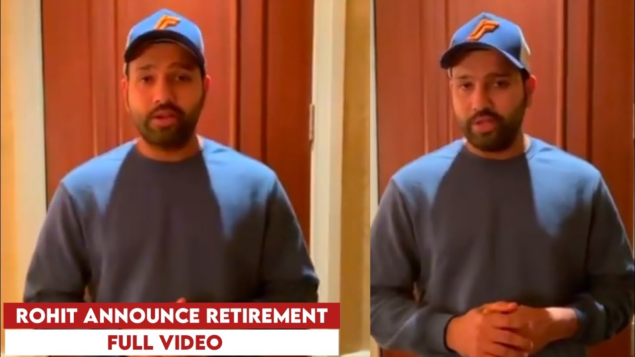 Rohit Sharma Announces ODI Retirement | Full Video & Emotional Message