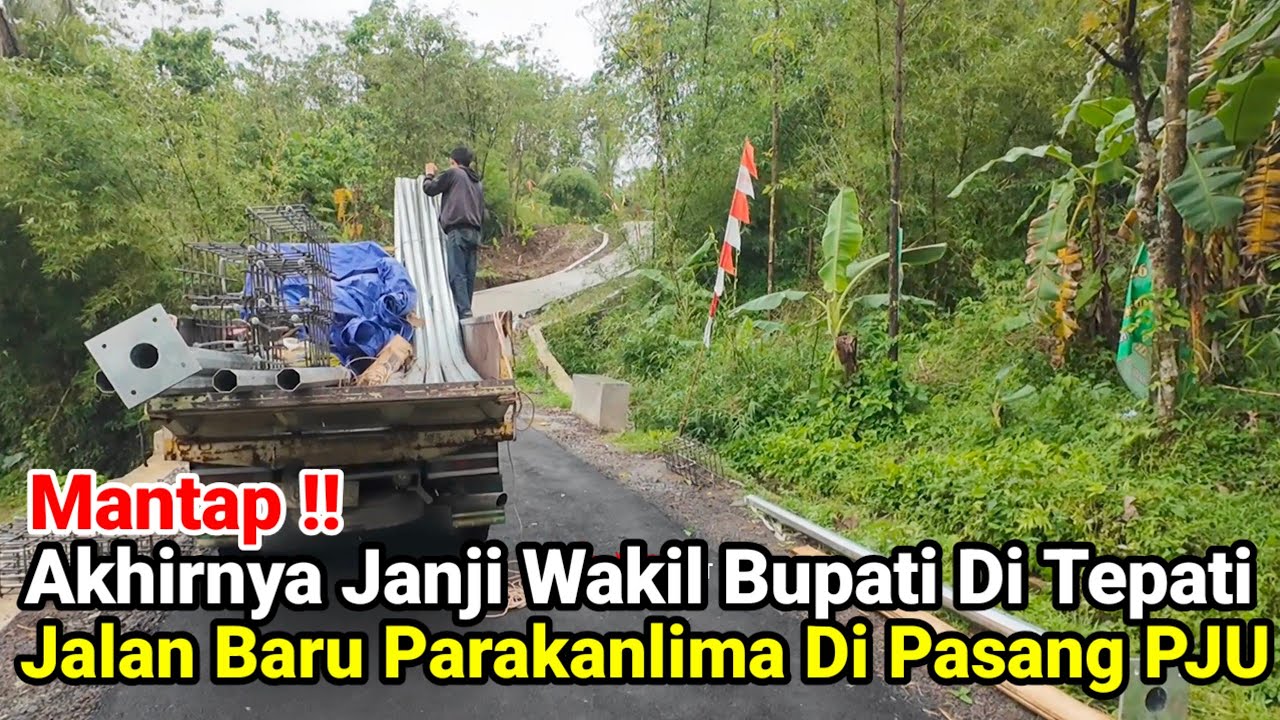Mantap‼️Janji Wakil Bupati Sukabumi Di Penuhi Lampu PJU Mulai Dipasang