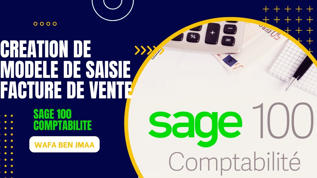 Création de modèle de saisie de facture de vente