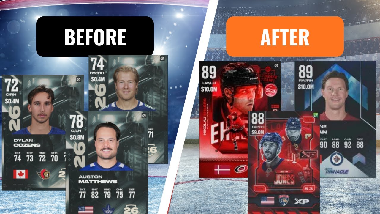 СОЗДАНИЕ КОМАНДЫ БЕЗ ИГРЫ В NHL 26 HUT, ЧАСТЬ 1