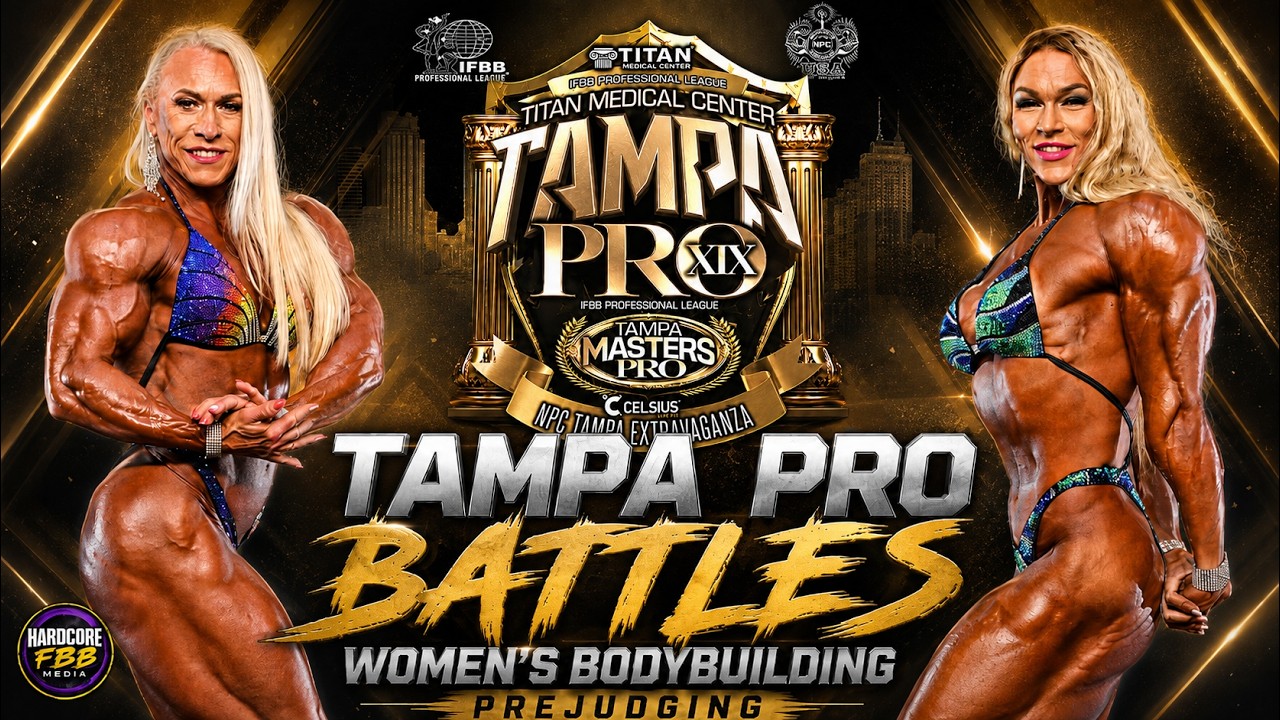 2026 Tampa Pro: Prejudging w kulturystyce kobiet | Paula Ranta kontra Alida Opre i inne