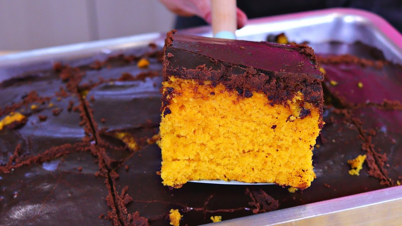 BOLO DE CENOURA FOFINHO COM CALDA DE CHOCOLATE DURINHA | BOLO DE CENOURA COM COBERTURA DE CHOCOLATE