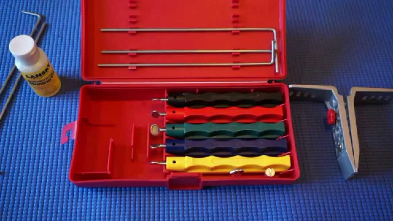 Lansky Deluxe 5-stone Sarpening System: Overview and my Setup