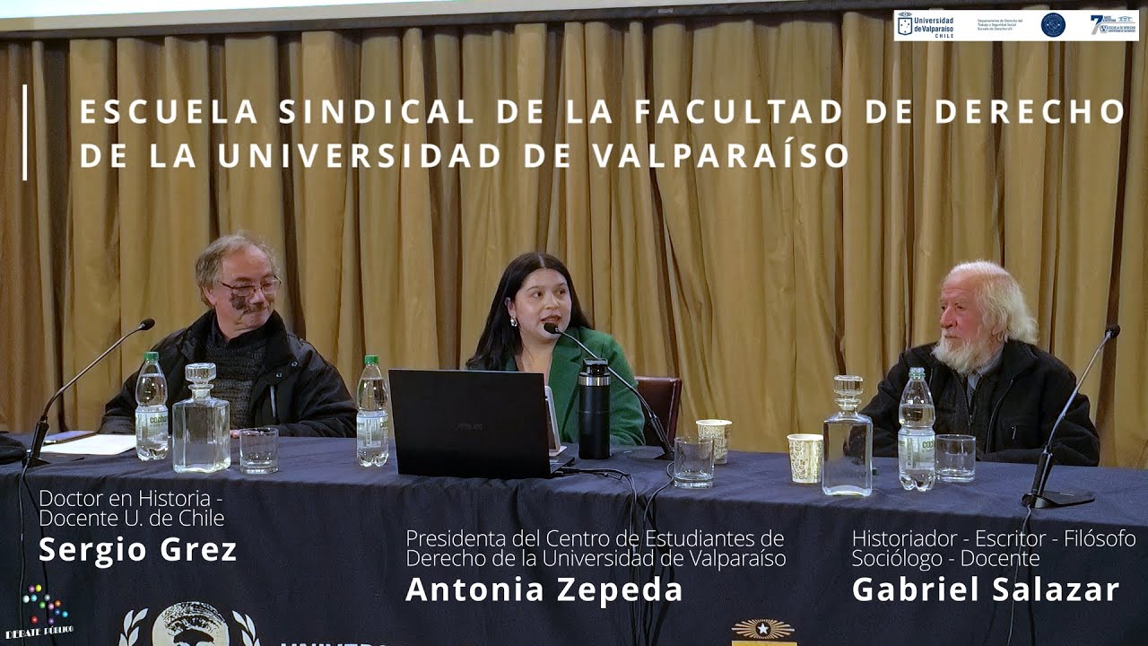 Historia del Movimiento Sindical Chileno a cargo de los historiadores Gabriel Salazar y Sergio Grez.
