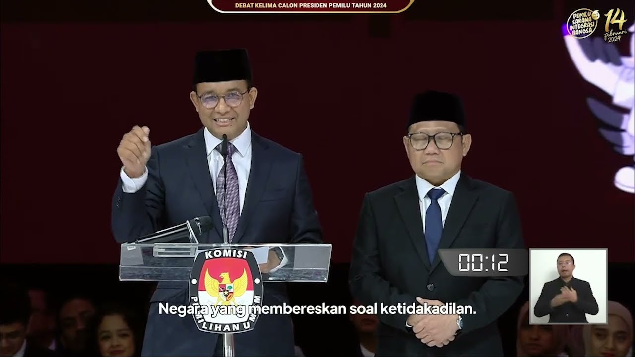 Closing Statement Anies Baswedan - Debat Final Pilpres 2024