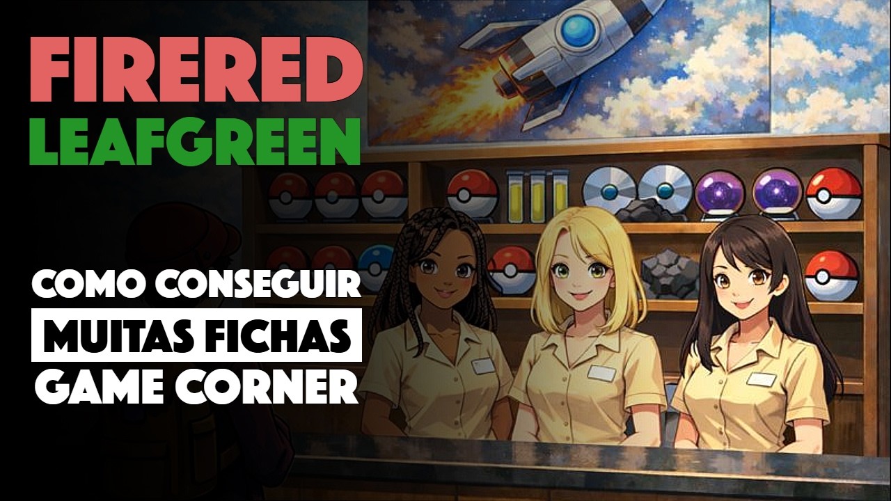 FRLG - Como Conseguir Fichas no Game Corner (MUITO FÁCIL)