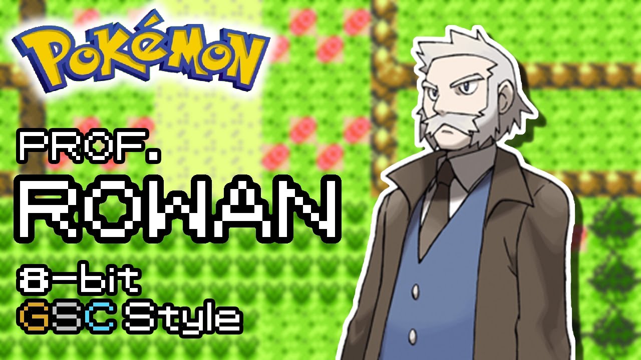 Prof. Rowan Intro but it's a Pokémon GSC Route Theme