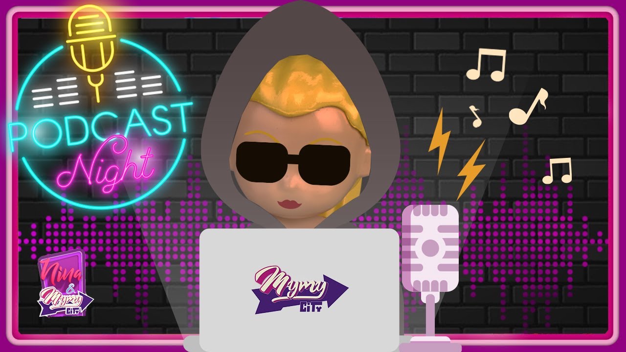 Los habitantes de MYMY CITY se enganchan a un PODCAST MISTERIOSO, ¿de quién será?🎵🎵