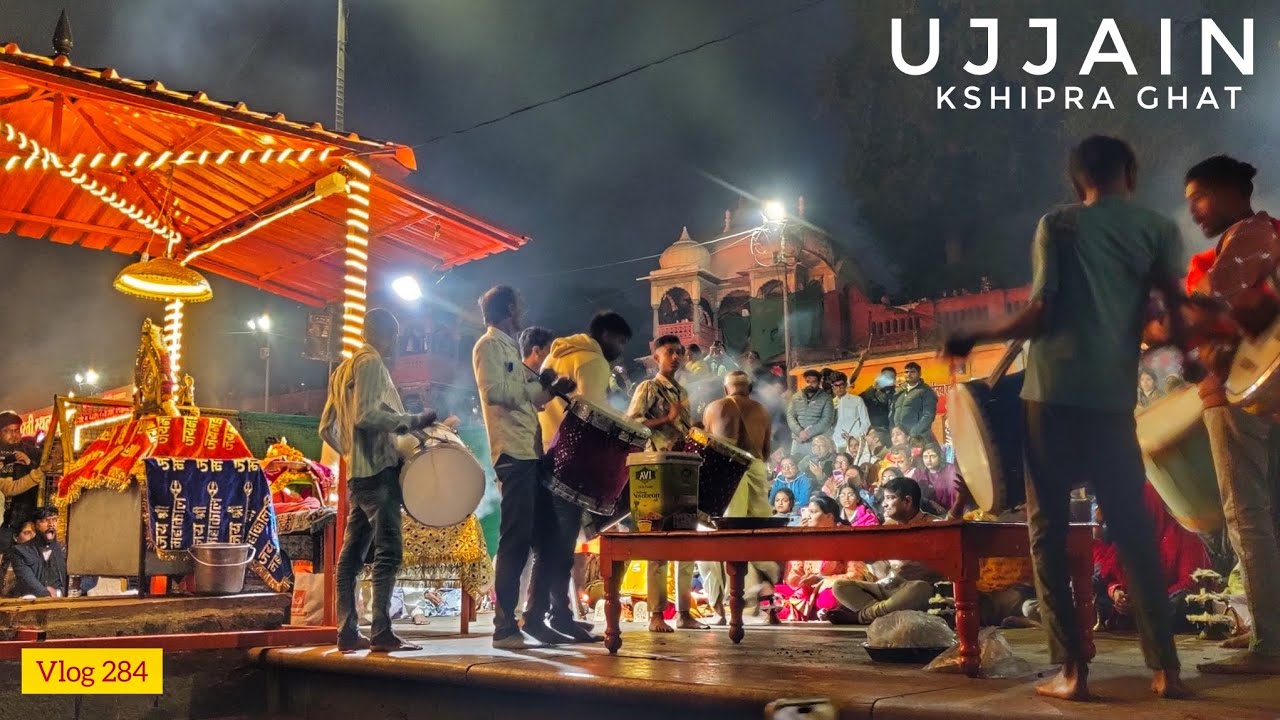Ram Ghat Kshipra arti , UJJAIN 🙏🏻 | Harsiddhi mandir 