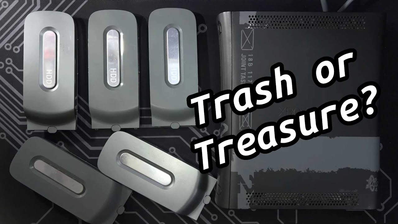 I Bought 5 Untested Xbox 360 Hard Drives. Is There Anything on Them?