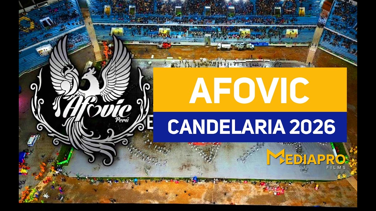 AFOVIC PERÚ | Concurso Traje de Luces – Candelaria 2026 ✨ | Desde el Cielo | Media Pro Films