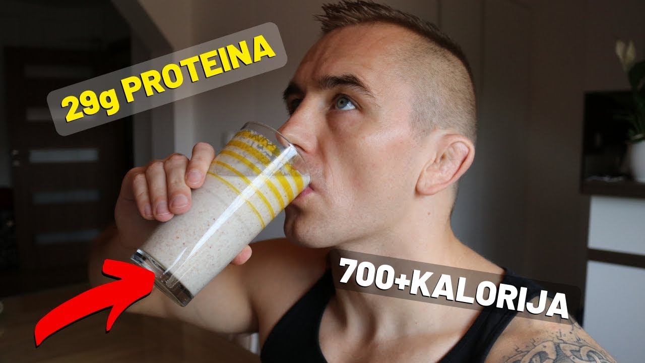 PROTEINSKI SHAKE (SEJK) ZA MISICNU MASU BEZ SUPLEMENATA