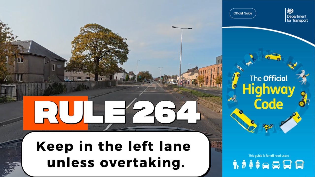 Lane Discipline on Spiral Roundabouts Explained: Default Lane & Rule 264 of The Highway Code