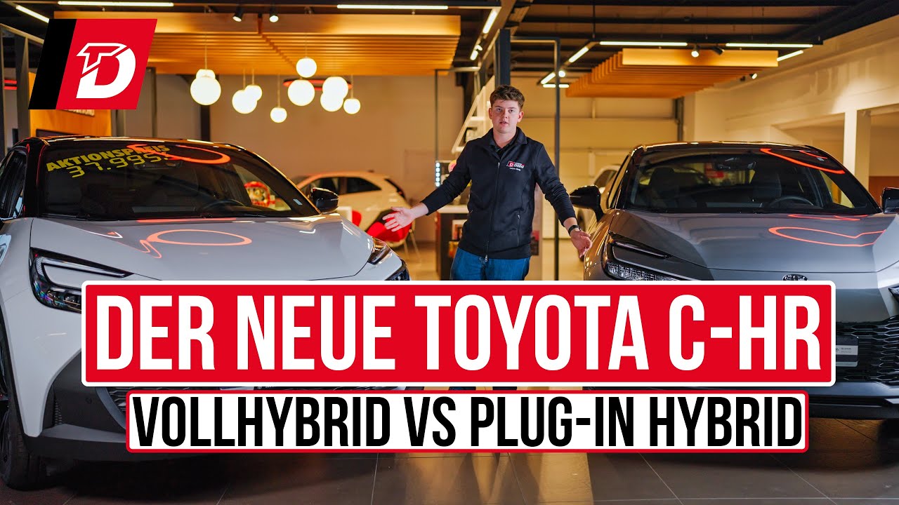 Laurin stellt den Toyota C-HR Hybrid & Plug-In Hybrid vor | Effizienz trifft Technik