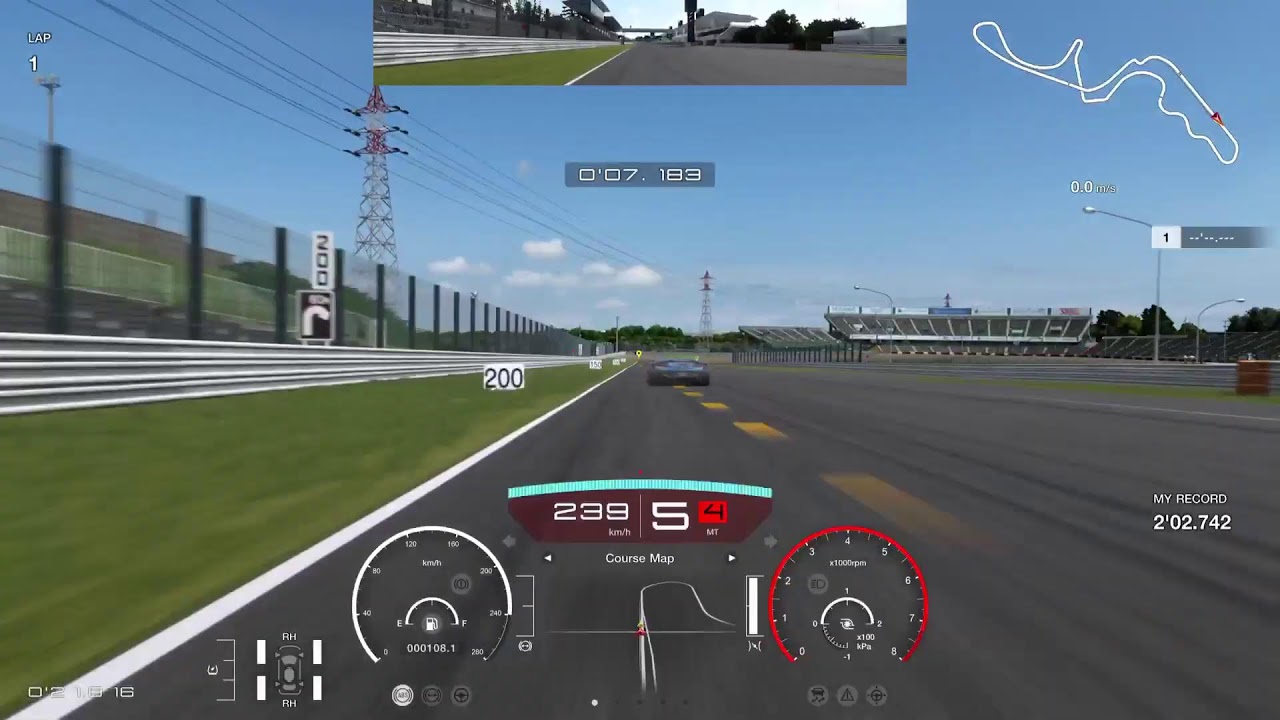 超久々のGT7で、 リハビリがてら国体TAをやる
