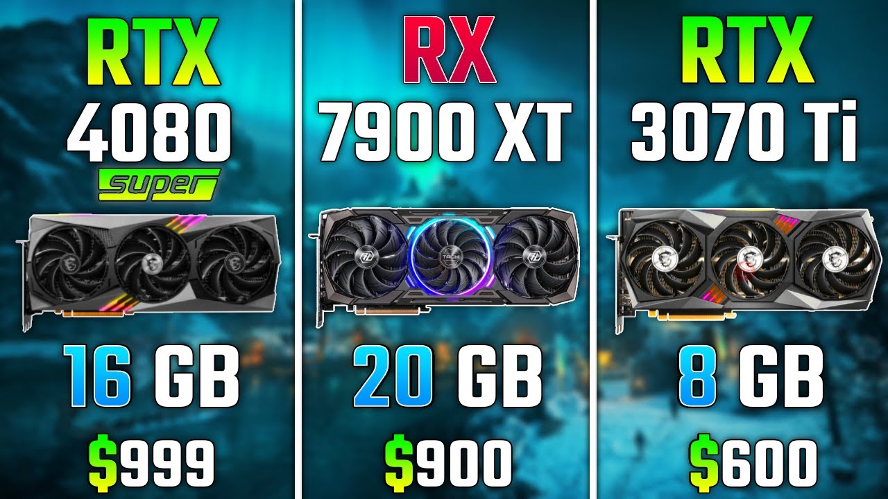 RTX 4080 SUPER vs RX 7900 XT vs RTX 3070 Ti | Test in 6 Games